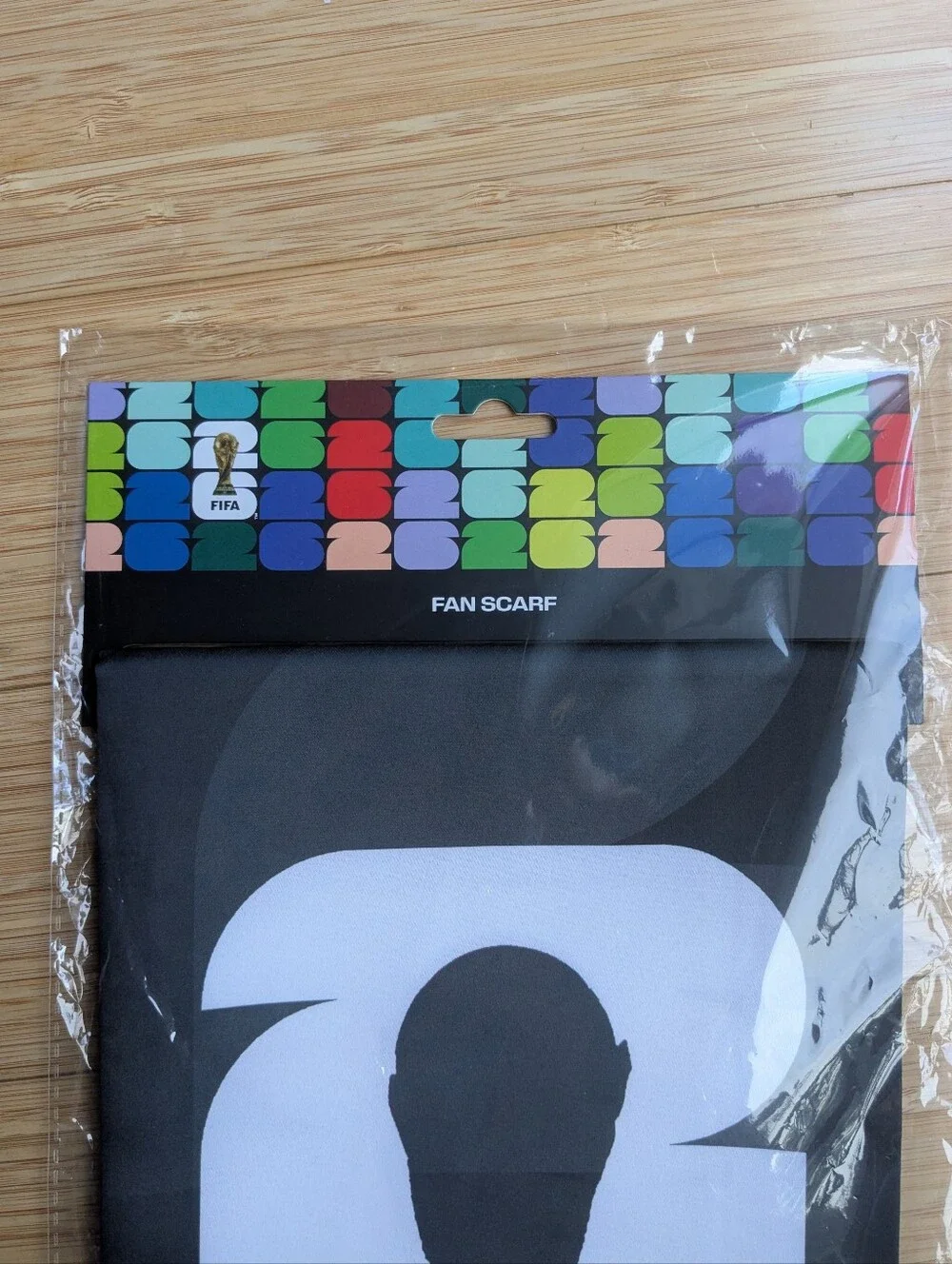 FIFA World Cup 26 Silhouette Black Fan Scarf
